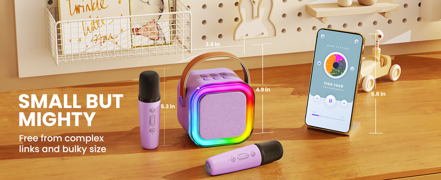 mini karaoke machine