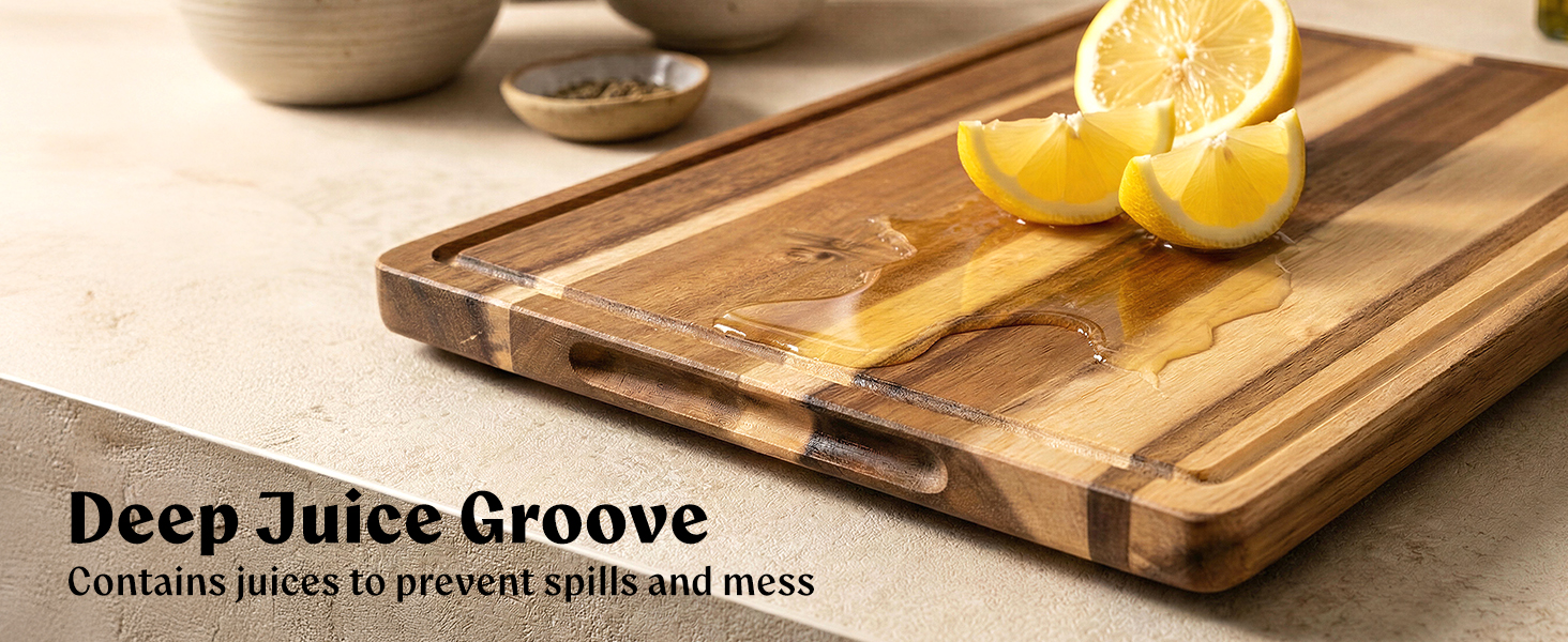 Edelhaus XL acacia cutting board