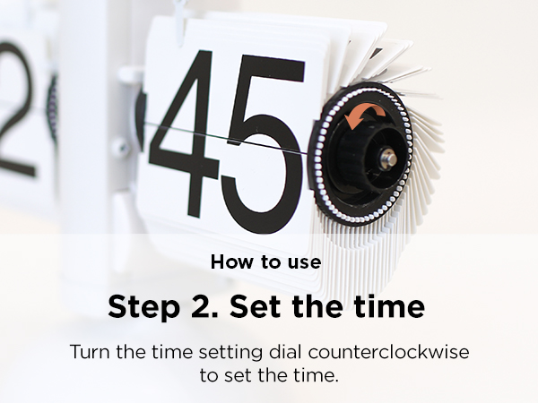 Step 2. Set the time