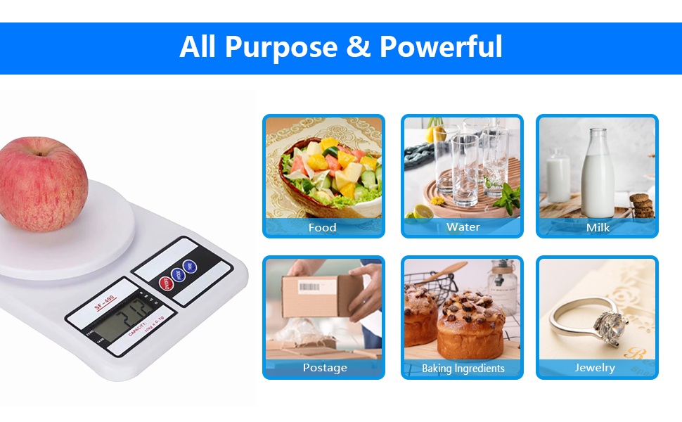 ACUCHECK Digital Kitchen Weighing Scale 0.1Gm To 10 Kg Portable