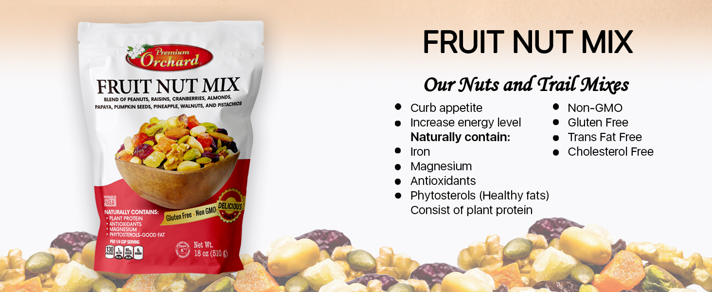 Mixed nuts Premium Orchard Fruit nut mix