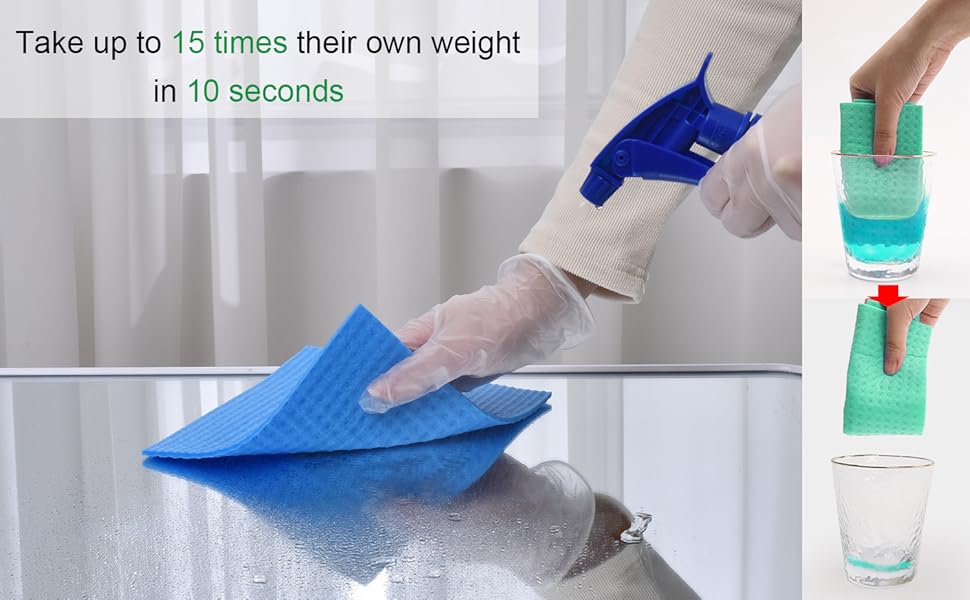 Swedish Dish Clothes for Kitchen Towels Cleaning Sponge Towels Kitchen Clothes Kitchen Towels