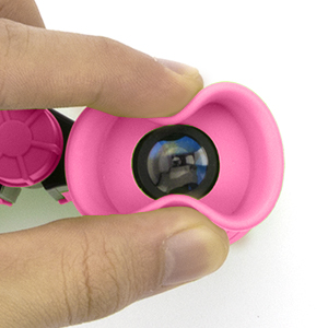 pink binoculars