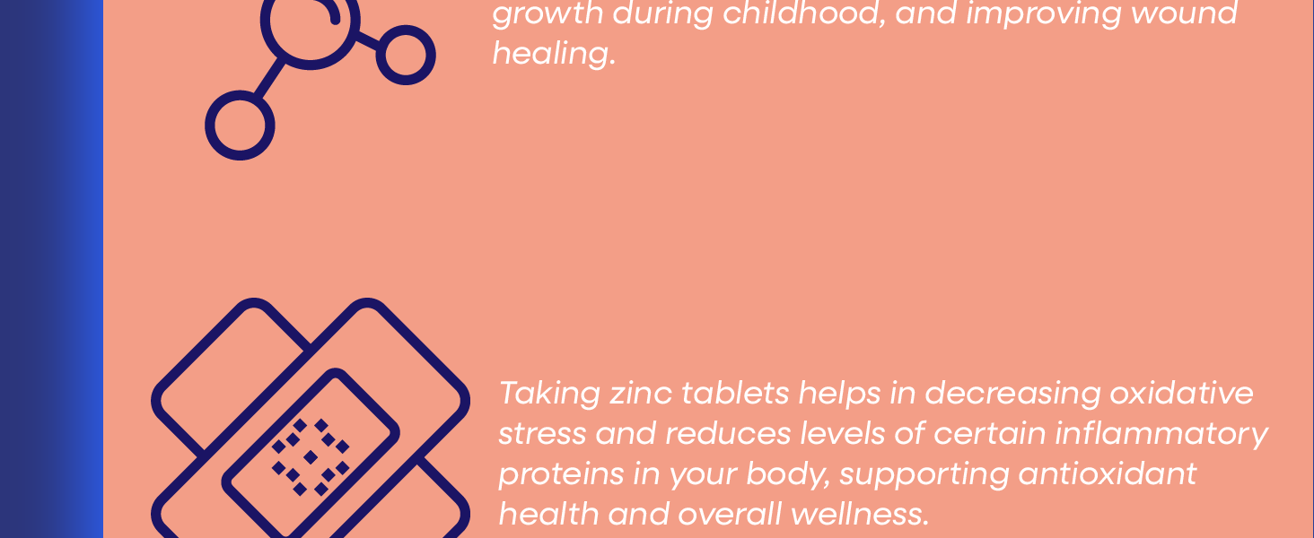 Zinc Sulfate 220 mg 100 Capsules Dietary Supplement Inflammation Wellness Skin