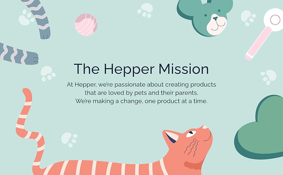 Hepper Deshedding Brush for Indoor Cats and Kittens