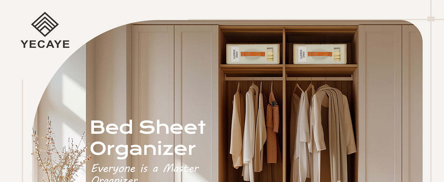 bed sheet organizer