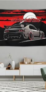 Amazon.com: QEOPGNE Anime Sunset Japanese S13 Jdm Car