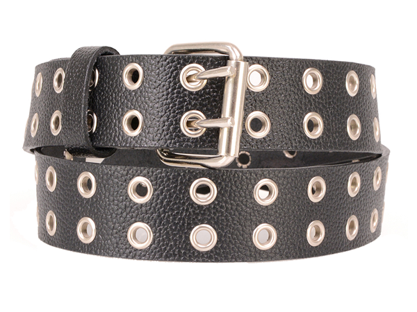 Milwaukee Leather MP7119 Men's Black Genuine Leather Grommet