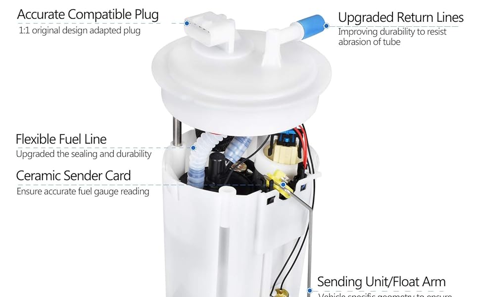 Amazon.com: FAERSI Fuel Pump Assembly Replace# E8496M