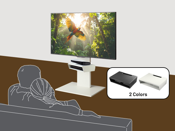 EQUALS WALL TV STAND V2 LOWホワイト V2 Wall-side Type | WALL