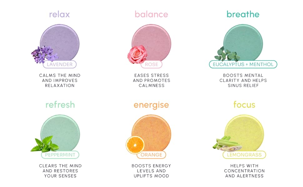 shower steamers, bath aromatherapy tablets, bath bomb aromatherapy, shower bombs for women, bathboms