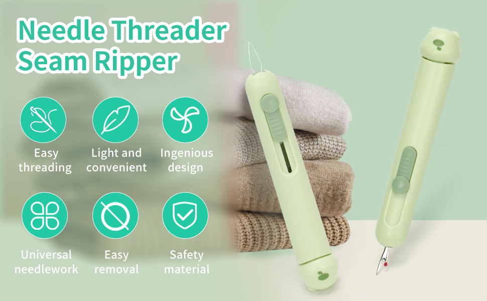 Automatic Needle Threader Tool for Hand Sewing