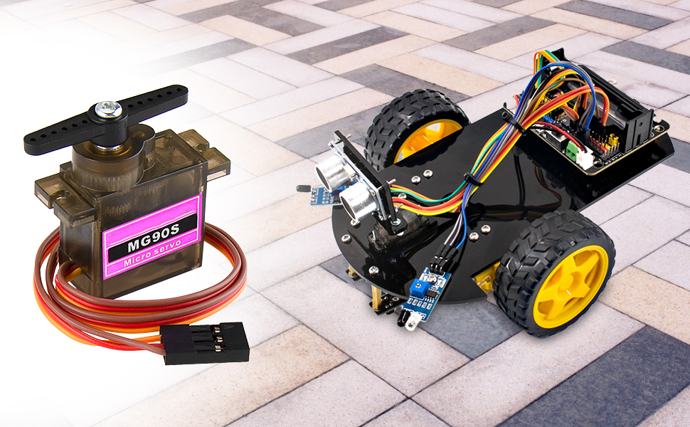 REES52 MG90S Gear Micro Servo for RC Helicopter Plane Boat Car MG90