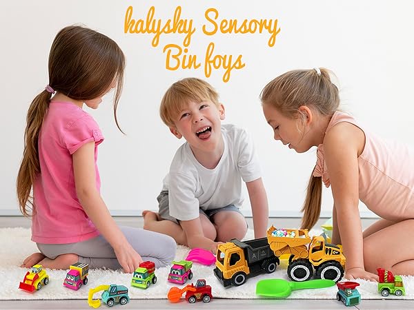 Amazon.com: Construction Sensory Bin Toys, 4.4 lbs of