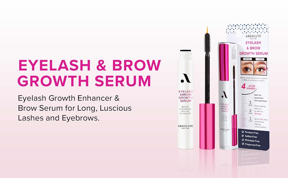 MEBS01 Absolute New York Eyelash & Brow Growth Serum