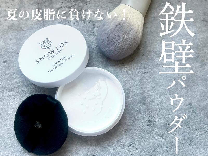  FOX スノーメルト モイスチャー マットブライトパウダーブラシセット スノー メルト モイスチャー マットスキン セッティングパウダー