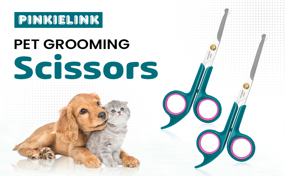PINKIELINK Pet grooming scissors