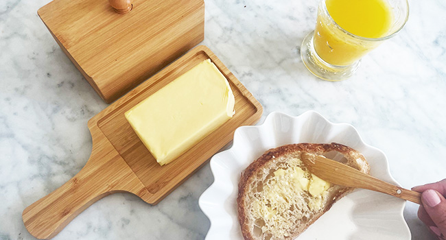 Bamboo Butter Dish