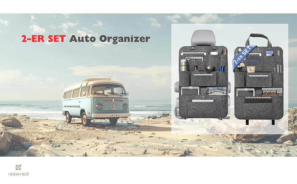 2 er set autoorganizer