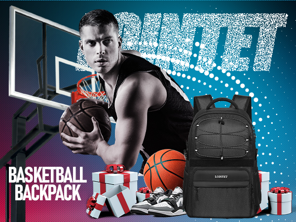 Basketball Backpack Basketball Bag with Ball Holder Shoes Bag