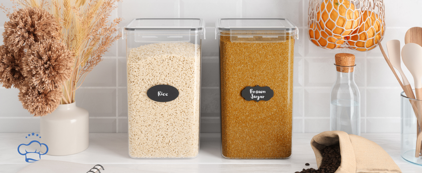 Chef's Path Extra Large Tall Food Storage Containers 7 qt