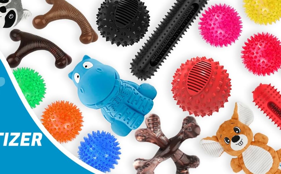 petizer Durable Dog Chew Toy for Aggressive Chewers, Almost