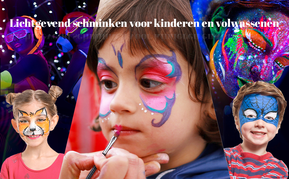 fluorescerende schmink