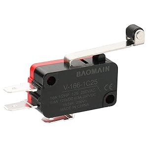 Amazon.com: Baomain 5-Pack Micro Switch SPDT Momentary Snap