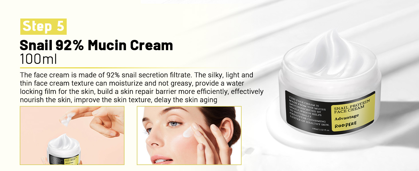 snail mucin skin care set