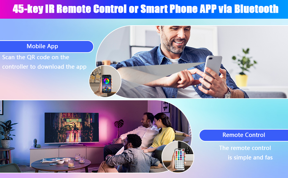 SH-RuiDu 20M RGB LED Strip Lights