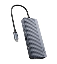 14ポート USBハブ デュアル4K出力 Amazon | Anker USB-C ハブ (7-in-1, Dual Display) 100W USB PD