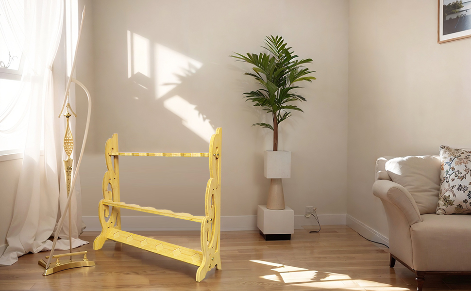 Sword Display Stand Katana Holder FloorStanding 6Tier