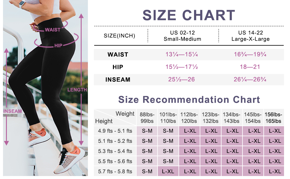 leggings for women-size