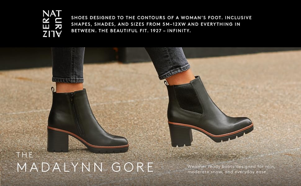 Amazon.com | Naturalizer Womens Madalynn Gore Lug Sole