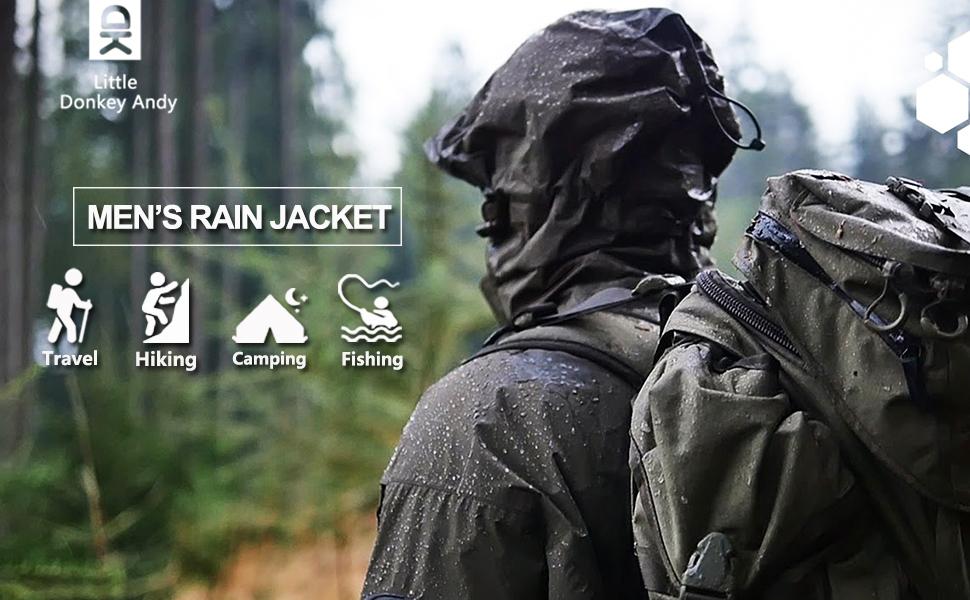 mens rain jacket