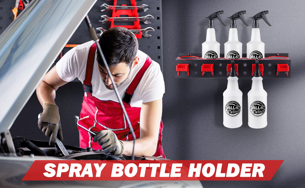 ALL4DETAIL Spray Bottle Holder, Multifunctional Spray
