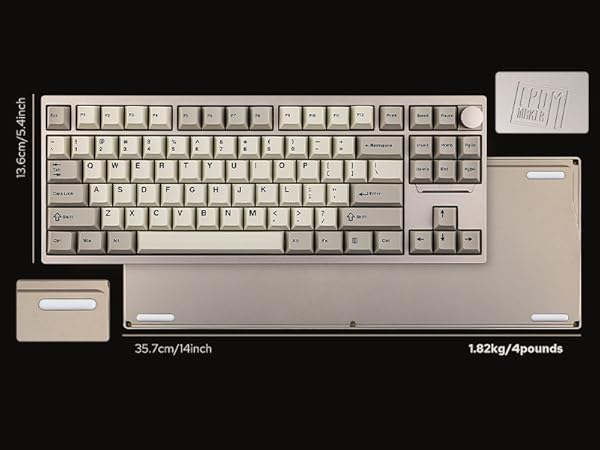 Amazon.com: EPOMAKER P87 TKL Aluminum Wireless Gaming