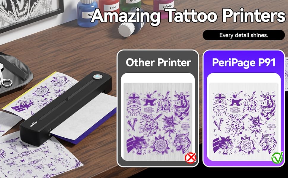 wireless tattoo printer