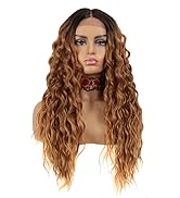 13x4 lace front wigs brown curly wigs 