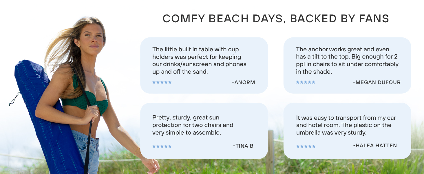 the best beach umbrella table 7' cute cool beach gadgets beach tray beach must haves for women