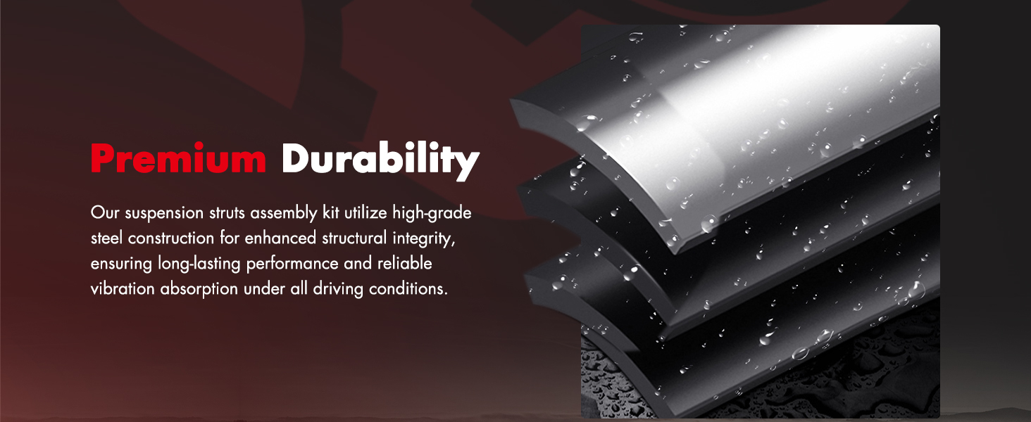 front and rear struts suspension assembly kit complete strut shock stabilizer sway bar end links