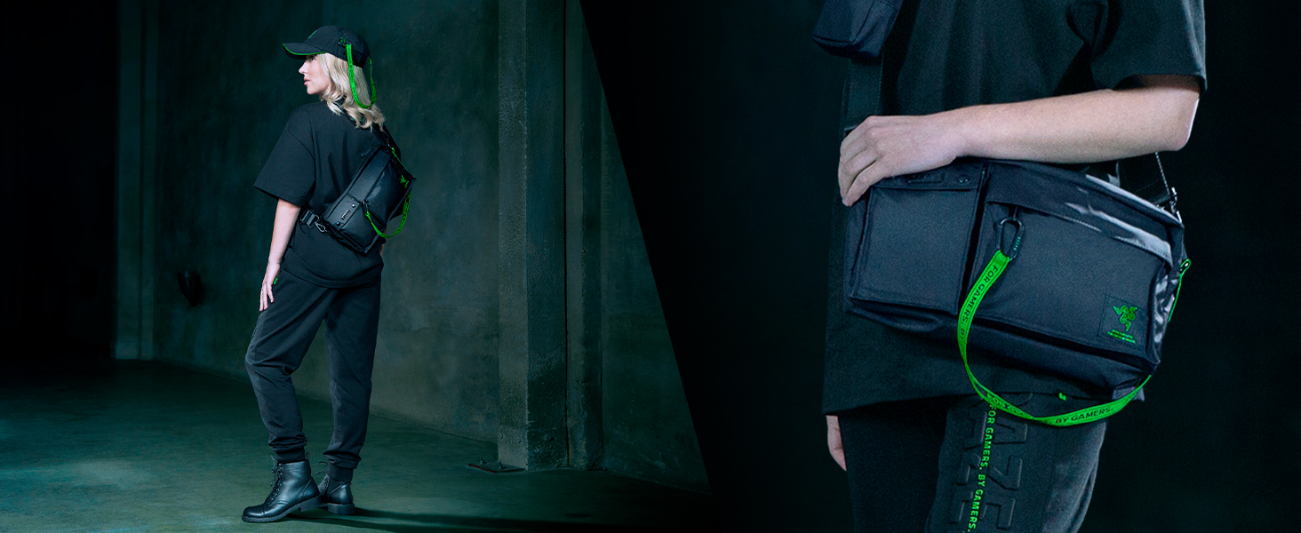 Razer Xanthus Crossbody Bag Fits Kishi, Steam Deck