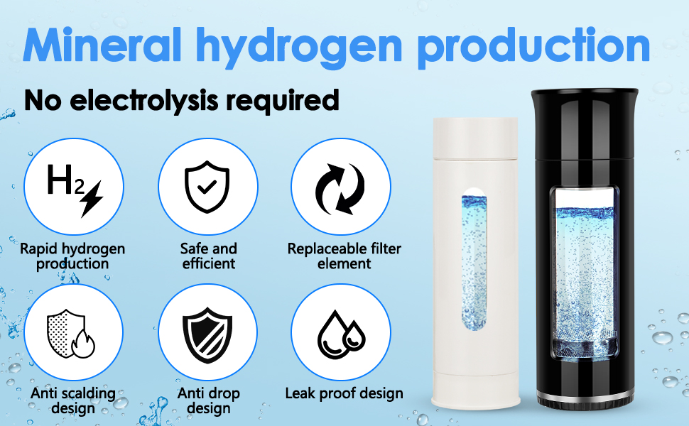 Amazon.com: Hydrogen Water Bottle, Natural Hydrogen Water Bottle - Hydrogen Water Bottles For Sale Near Me