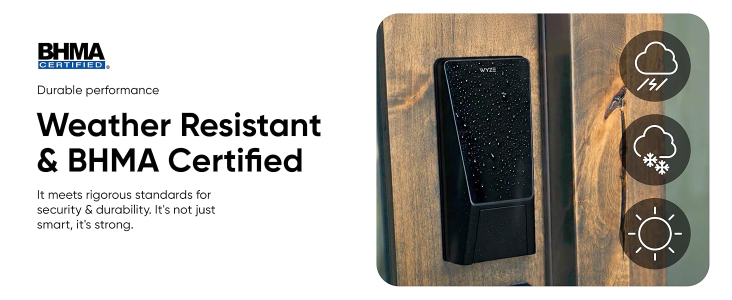 Wyze Palm Lock Weather