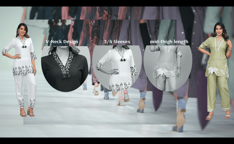 embroidered co ord set