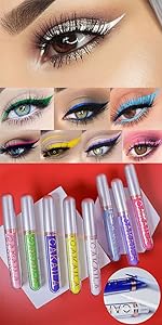 8 Colors Liquid Matte Colorful Eyeliner Set