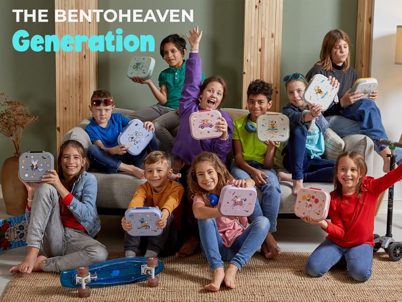 Bentoheaven Premium Bento Lunch Box for Kids, 9 Designs