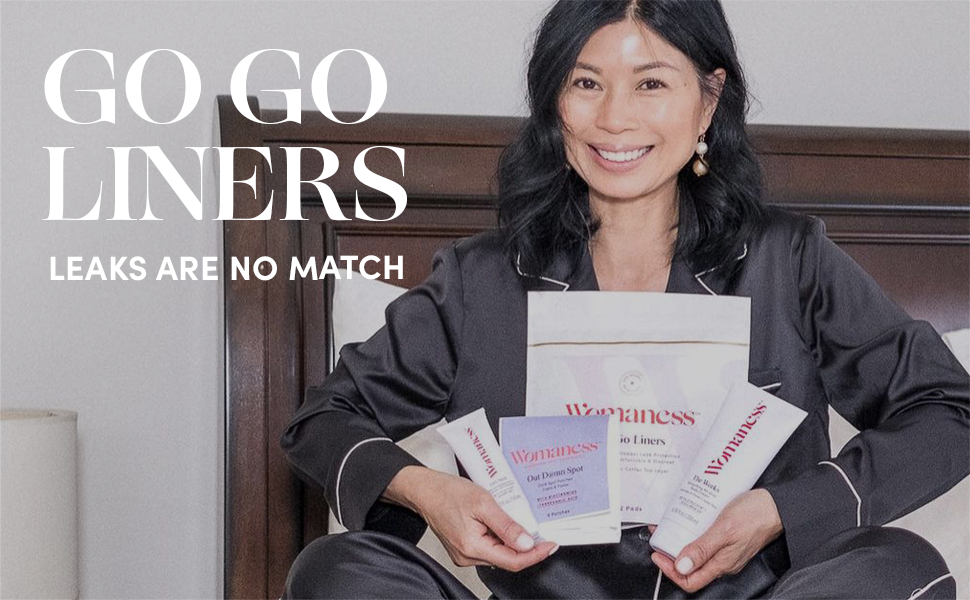 Womaness Go Go Liners Feminine Pads Light Everyday
