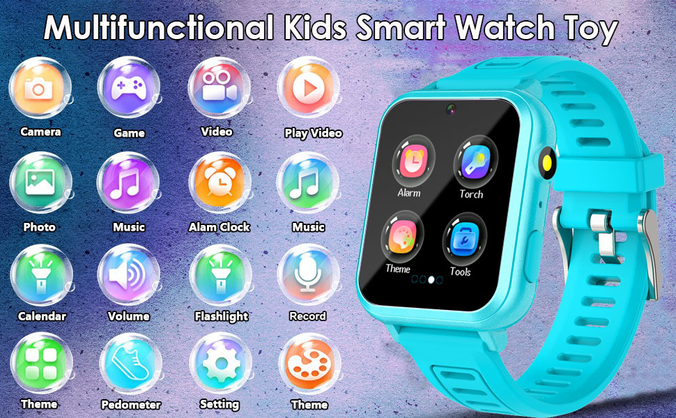 LITEYPP Kids Smart Watch Toys Kids Game Watch for Boys and Girls, Smart