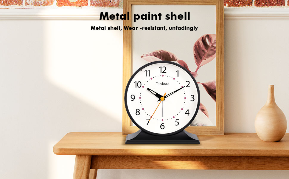 4.5" Antique Retro Analog Alarm Clock, S... 19 q